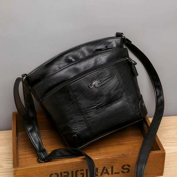 Judith - Signature Elegance Leather Handbag - Maison Léa &amp; Lou