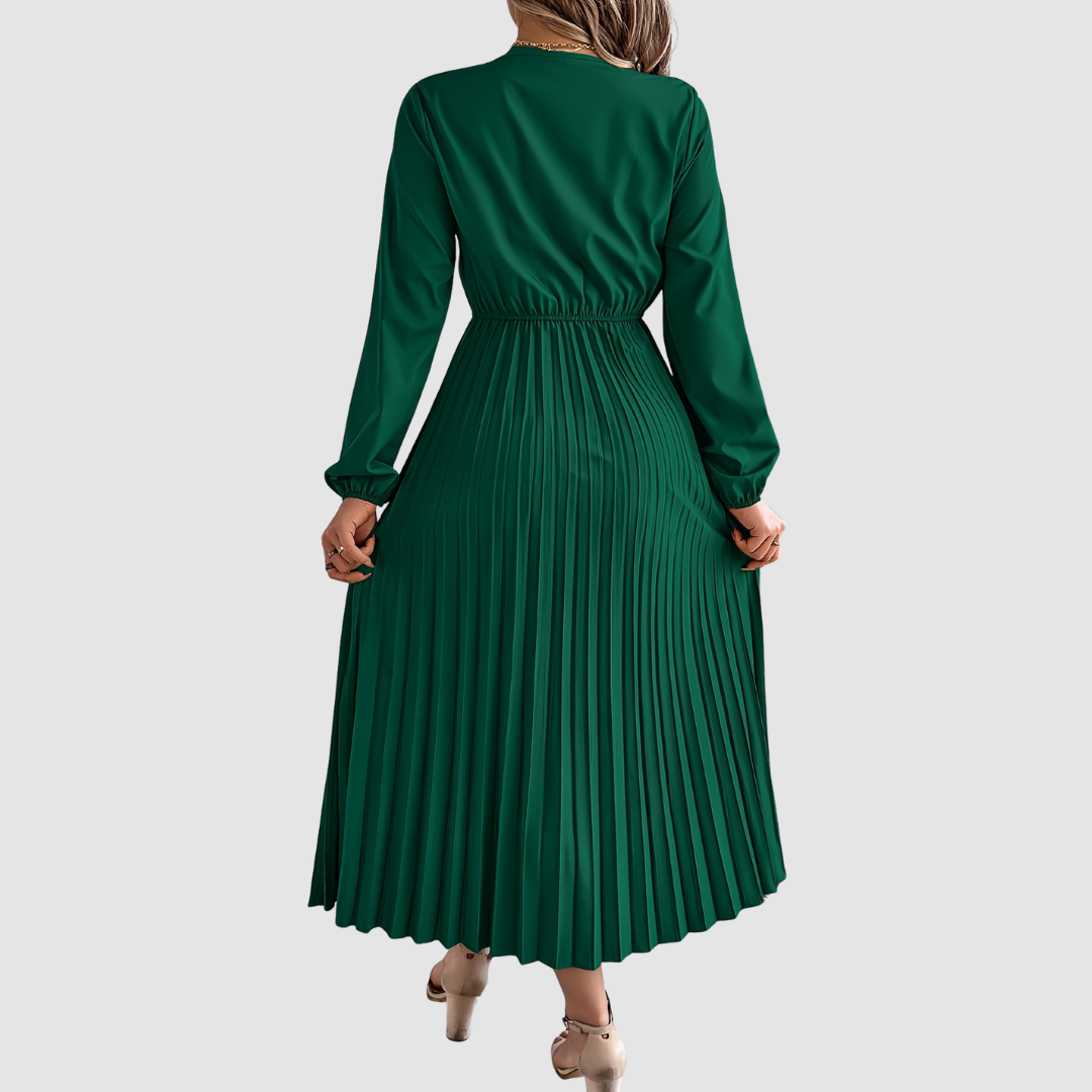 Rosalind Quinn | Lace V-Neck A-Line Dress - Maison Léa &amp; Lou