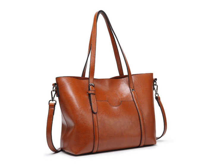 Sophia - Refined Elegance Leather Tote bag - Maison Léa &amp; Lou