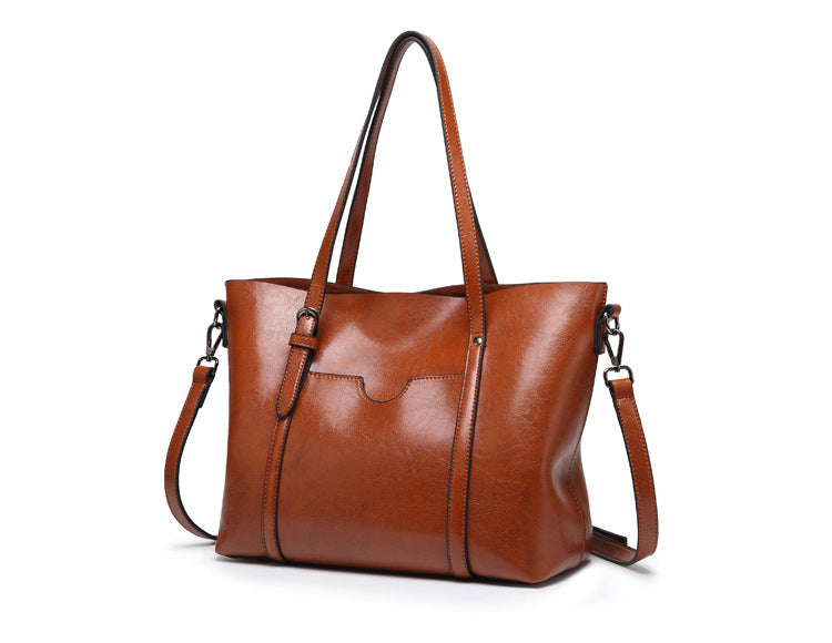 Sophia - Refined Elegance Leather Tote bag - Maison Léa &amp; Lou