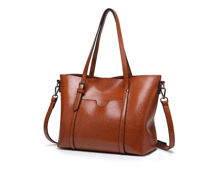 Sophia - Refined Elegance Leather Tote bag - Maison Léa &amp; Lou