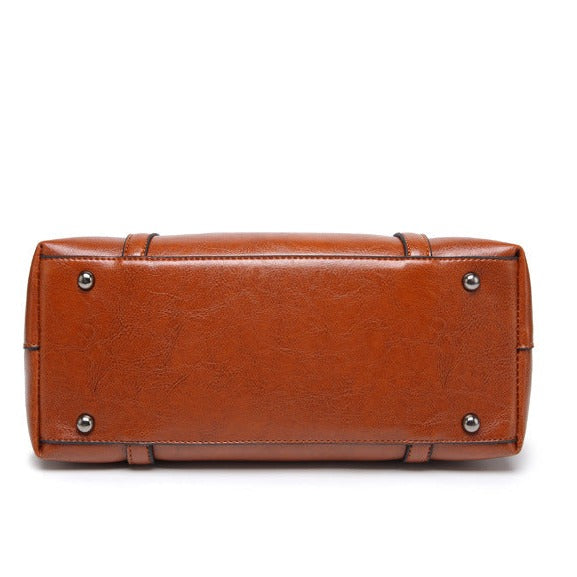 Sophia - Refined Elegance Leather Tote bag - Maison Léa &amp; Lou