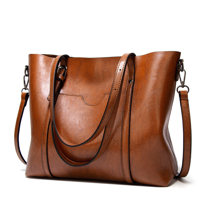 Sophia - Refined Elegance Leather Tote bag - Maison Léa &amp; Lou