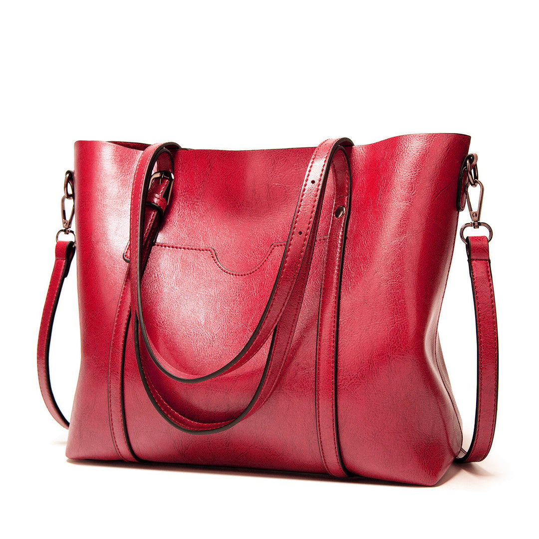Sophia - Refined Elegance Leather Tote bag - Maison Léa &amp; Lou