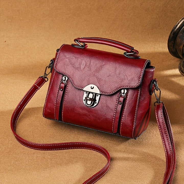 Zoe - Timeless Elegance Leather Shoulder Bag - Maison Léa &amp; Lou