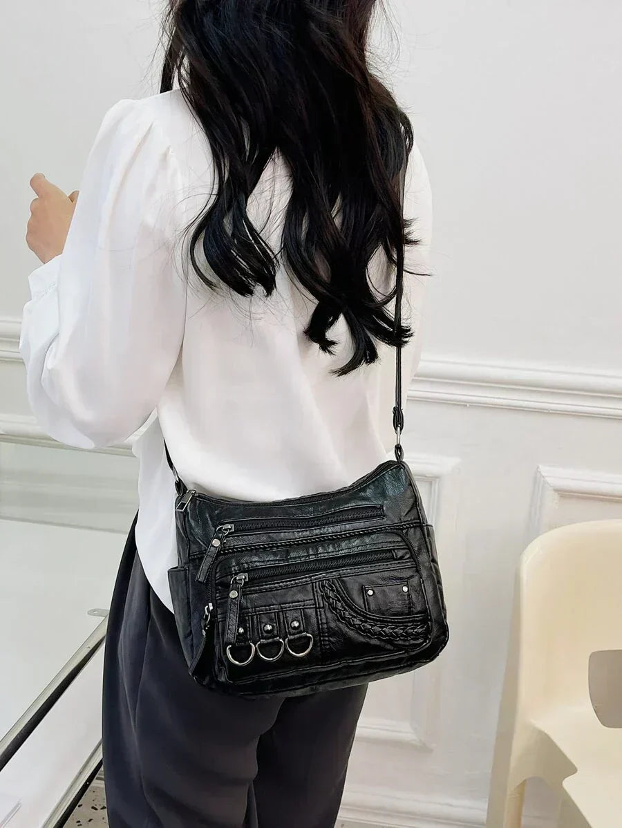 Olivia - Vintage Charm Elegant Shoulder Bag - Maison Léa &amp; Lou