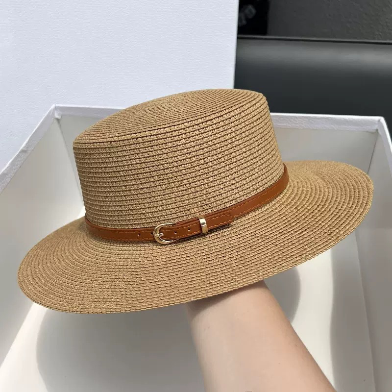 Odette | Belted Wide Brim Sun Hat - Maison Léa & Lou