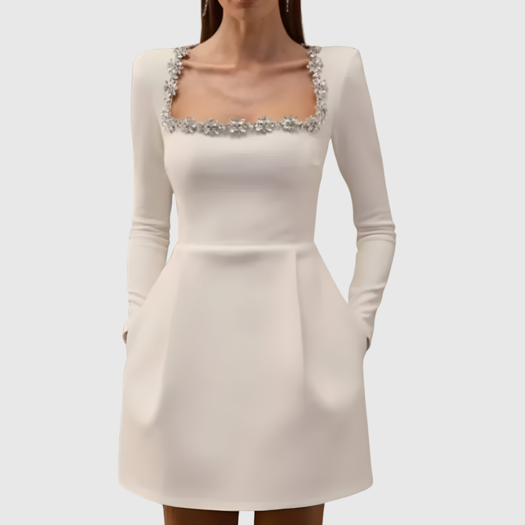 Noella | Velvet Cocktail Dress - Maison Léa &amp; Lou