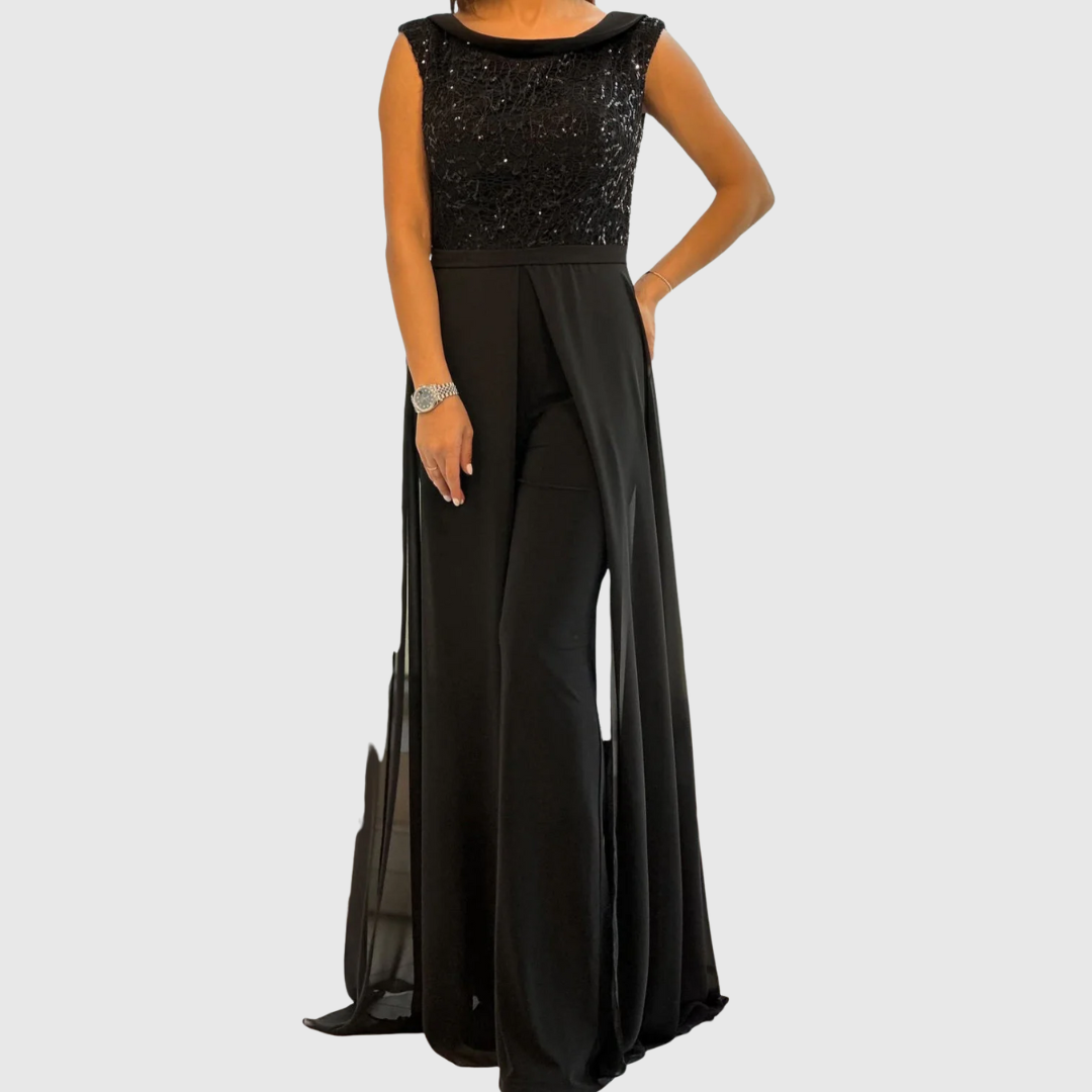 Zoraida Quinn | Stylish Sleeveless Jumpsuit Dress - Maison Léa &amp; Lou