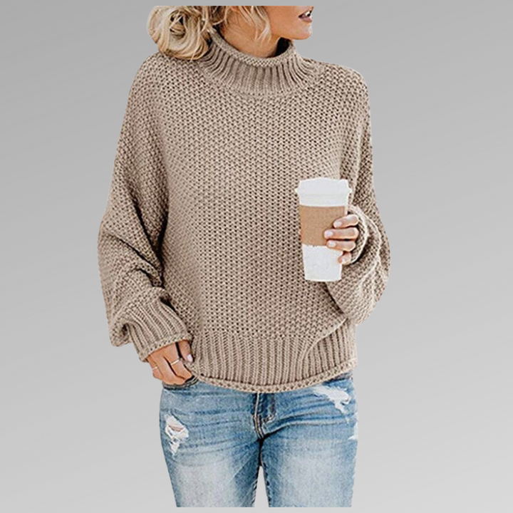 Melody | Relaxed Turtleneck Jumper - Maison Léa &amp; Lou