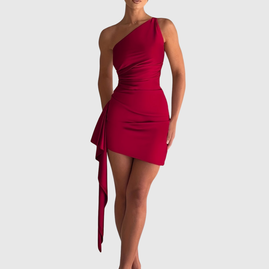 Grace | Bodycon Dress with Draping - Maison Léa & Lou