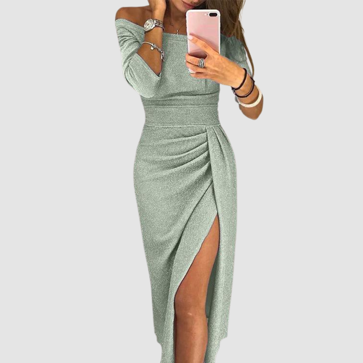 Eirian | Off-Shoulder Gala Dress - Maison Léa &amp; Lou