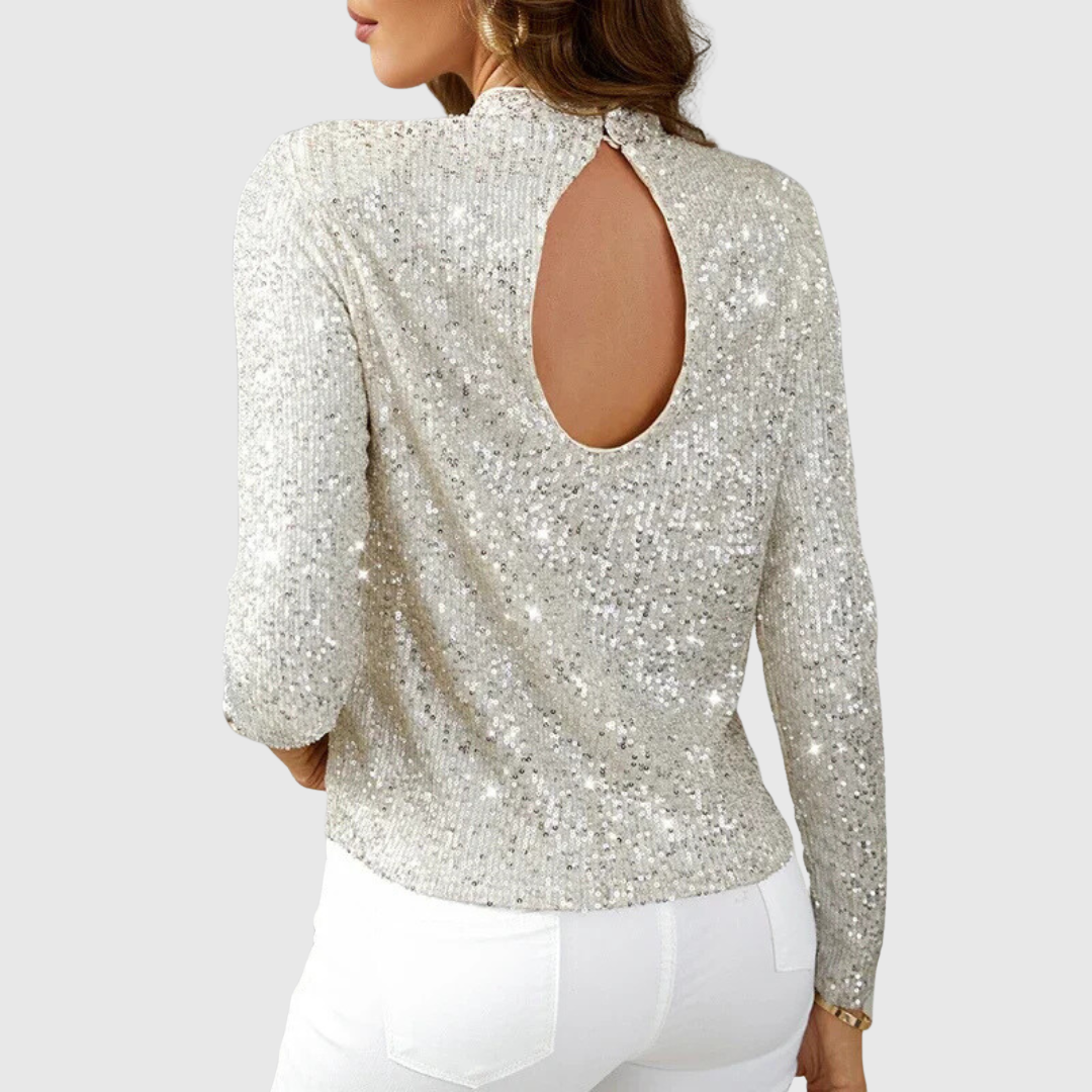 Rosabel | Shimmering Party Top - Maison Léa &amp; Lou