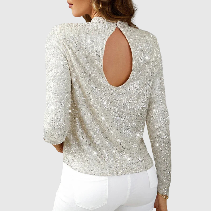 Rosabel | Shimmering Party Top - Maison Léa &amp; Lou