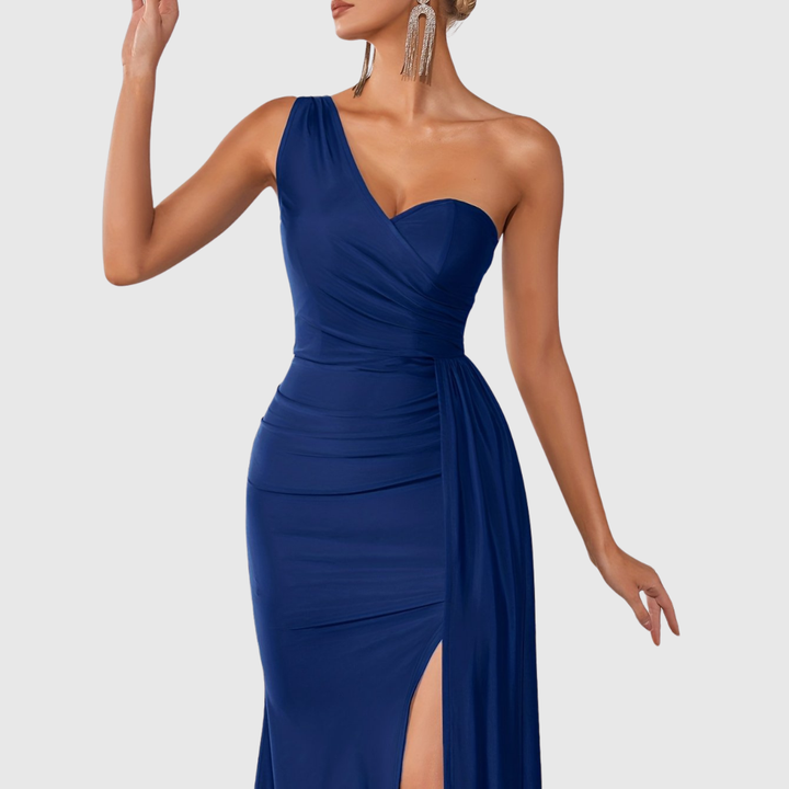 Selvyna | One-Shoulder Mermaid Gown - Maison Léa &amp; Lou