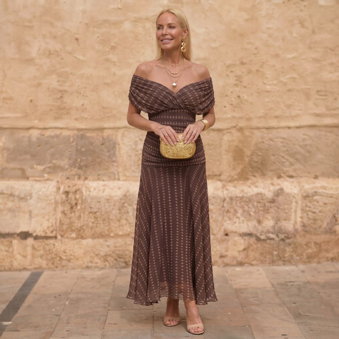 Penelope | Elegant Flowing Dress - Maison Léa & Lou
