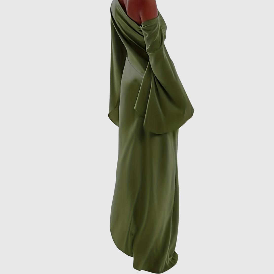 Alyne | Elegant One‑Shoulder Evening Dress - Maison Léa &amp; Lou