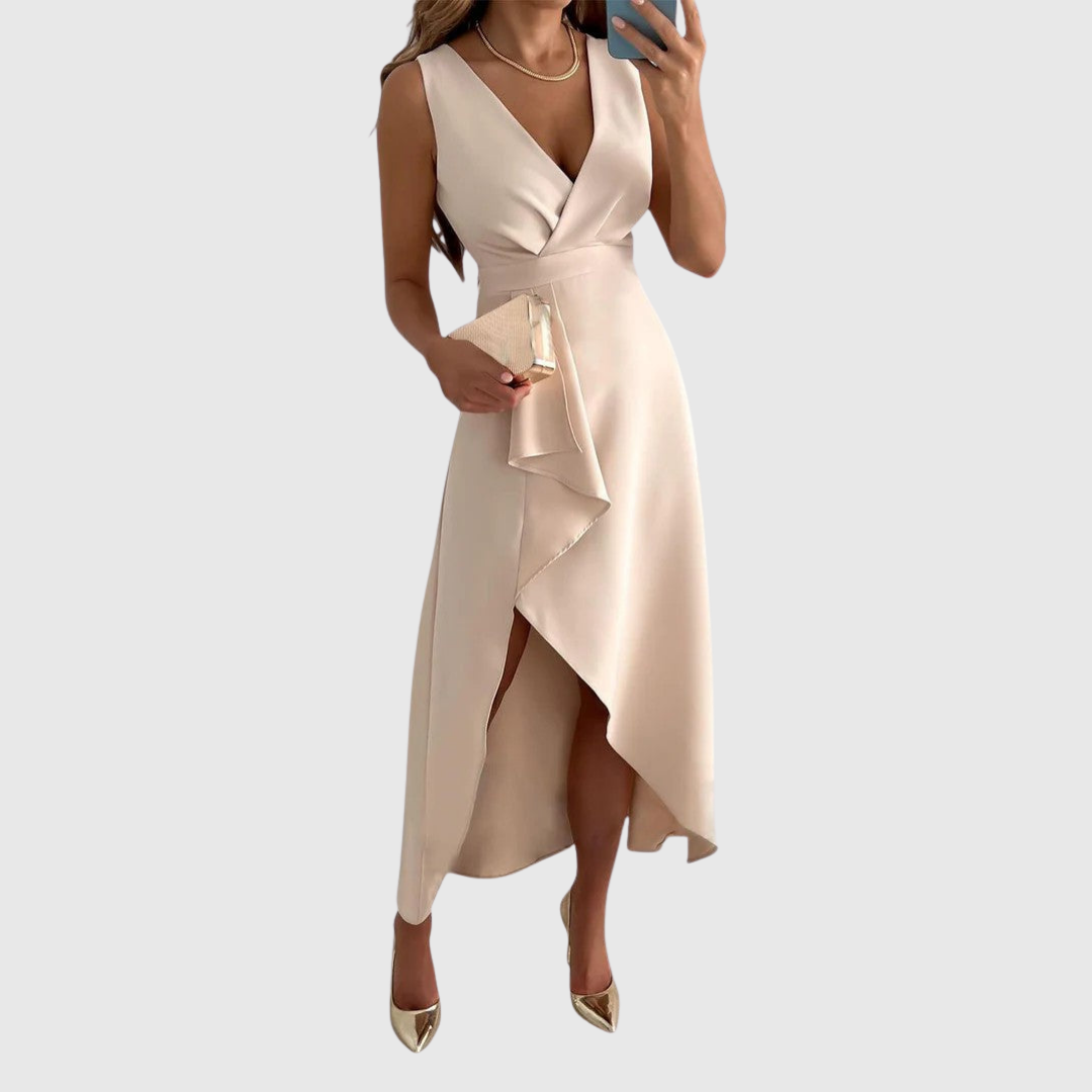 Grace | Elegant Midi Dress - Maison Léa & Lou