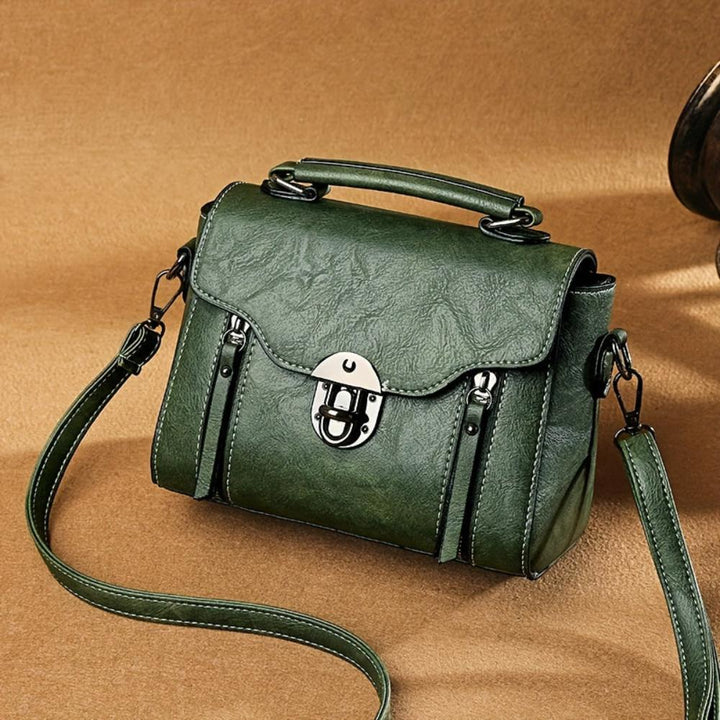 Zoe - Timeless Elegance Leather Shoulder Bag - Maison Léa &amp; Lou