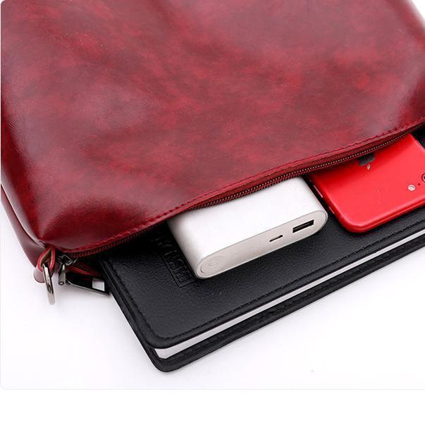 Riley - Vintage Soft 4-Piece Leather Bag Set - Maison Léa &amp; Lou