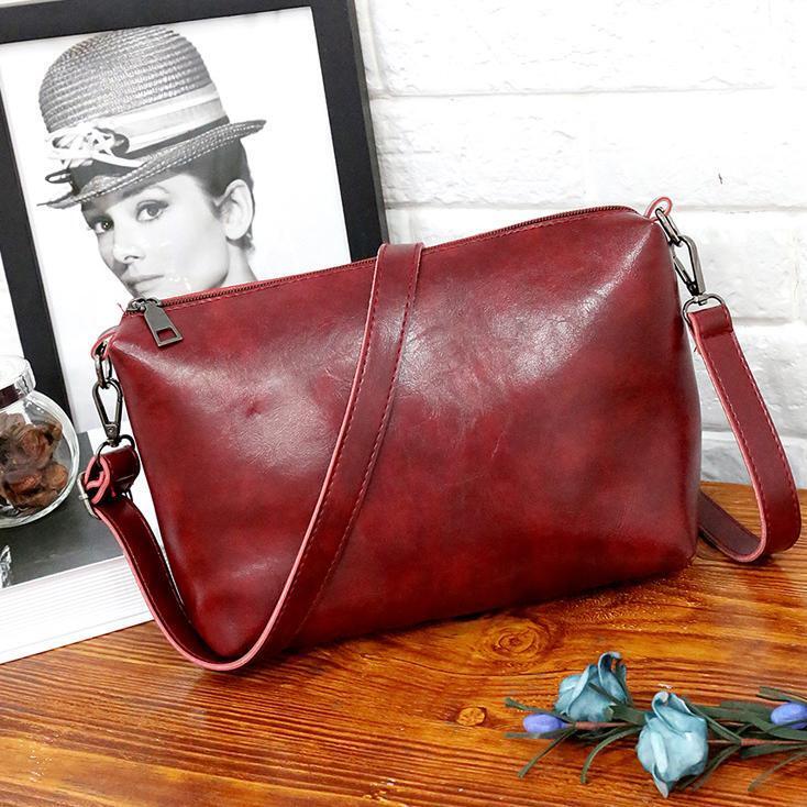 Riley - Vintage Soft 4-Piece Leather Bag Set - Maison Léa &amp; Lou