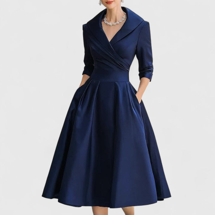 Marley Quinn - Elegant Midi Dress - Maison Léa &amp; Lou