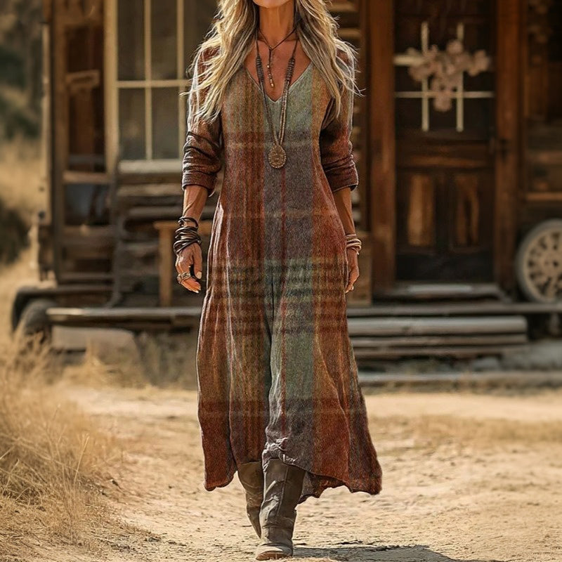 Alma | Effortless Flowing Maxi Dress - Maison Léa & Lou