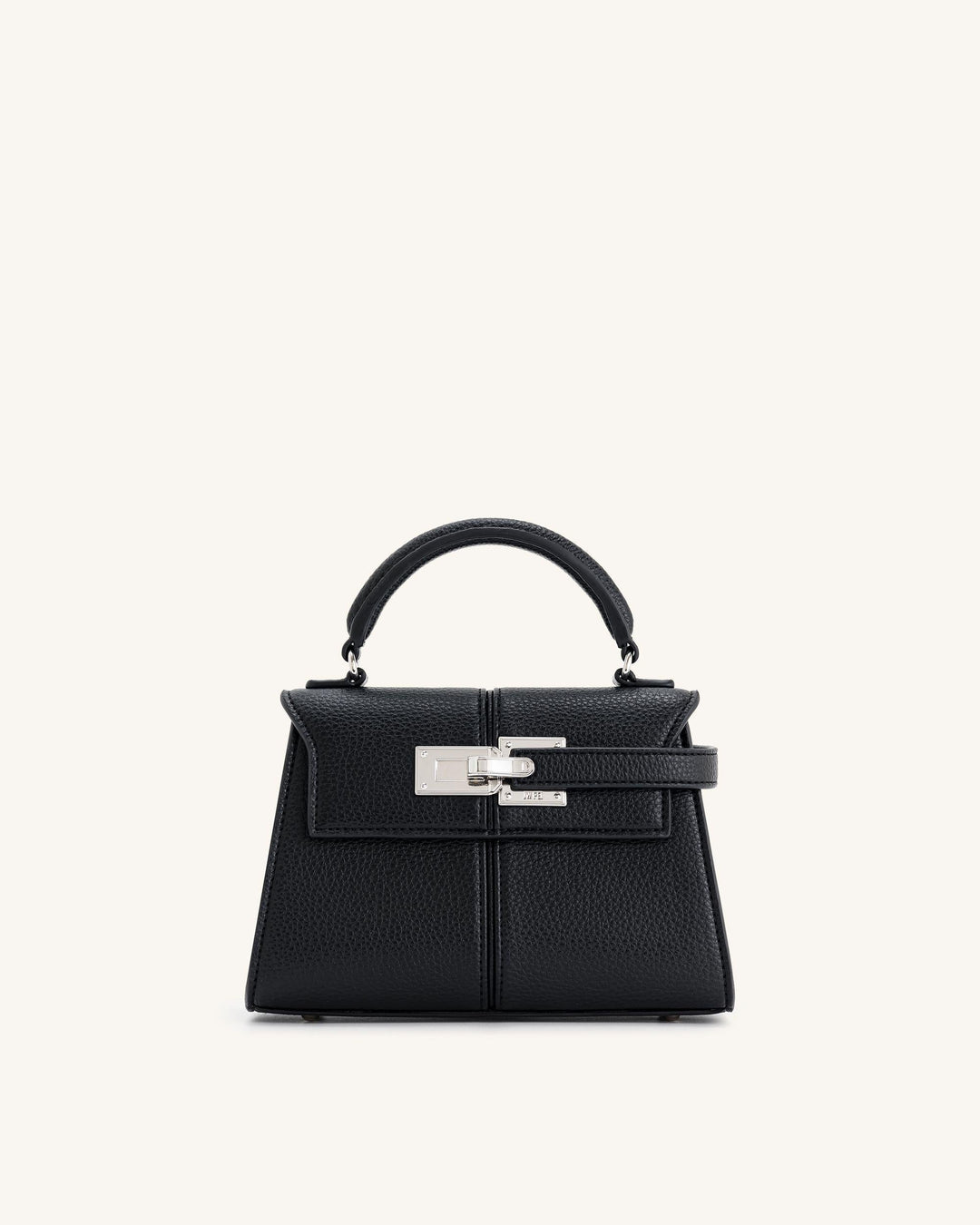 Elise Top Handle Bag - Black - Maison Léa & Lou