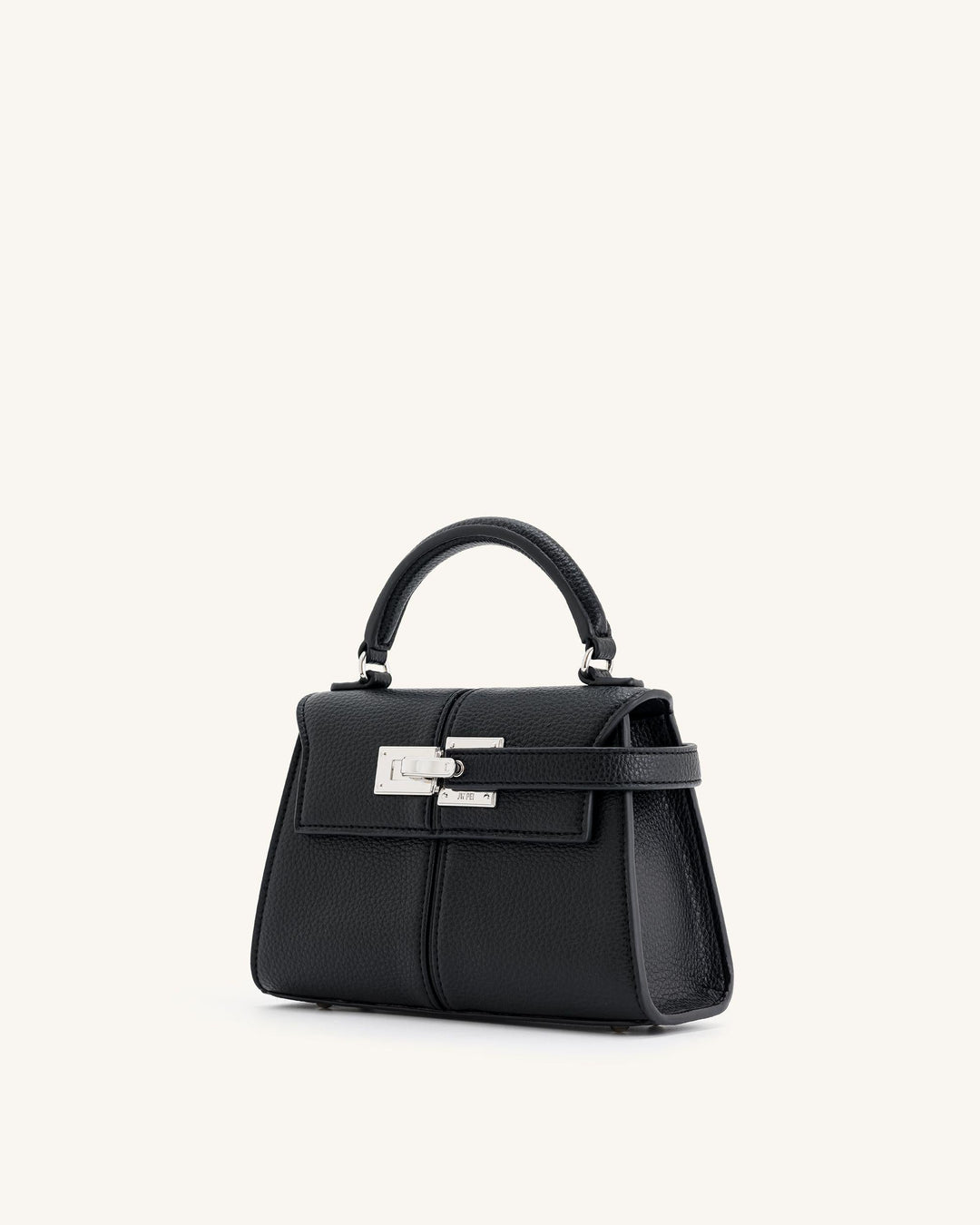 Elise Top Handle Bag - Black - Maison Léa &amp; Lou