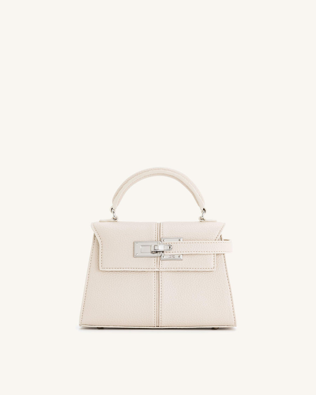 Elise Top Handle Bag - White - Maison Léa & Lou