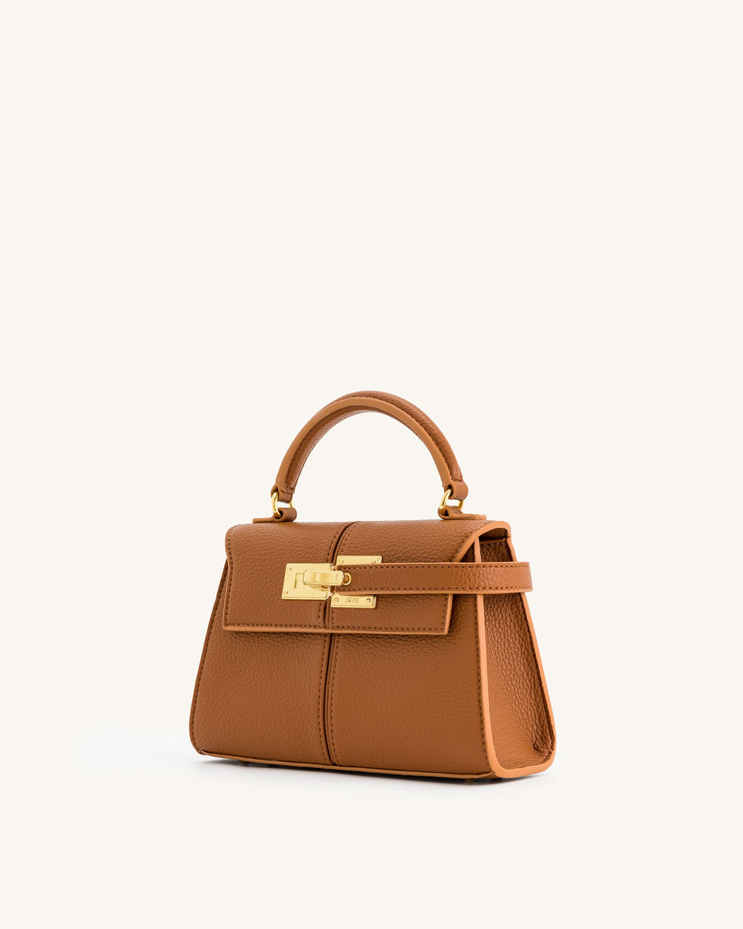 Elise Top Handle Bag - Brown - Maison Léa &amp; Lou