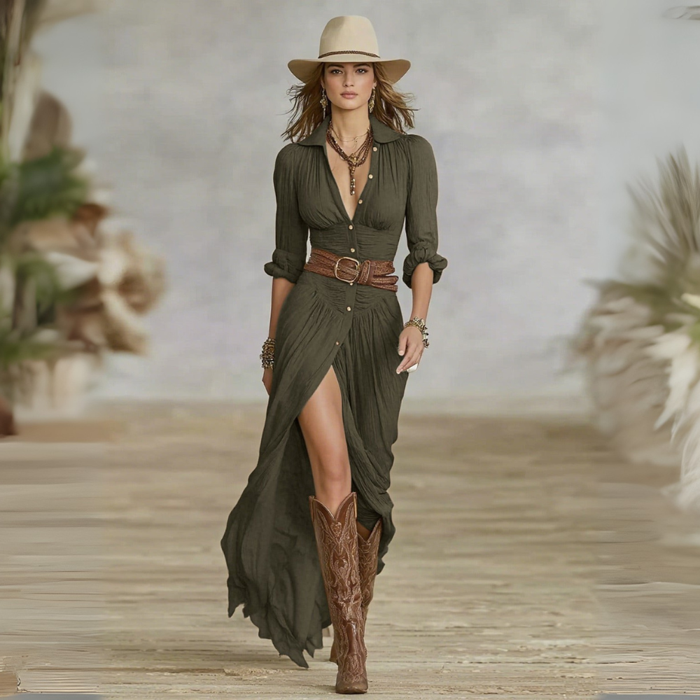Ceryn | Chic Maxi Dress - Maison Léa &amp; Lou