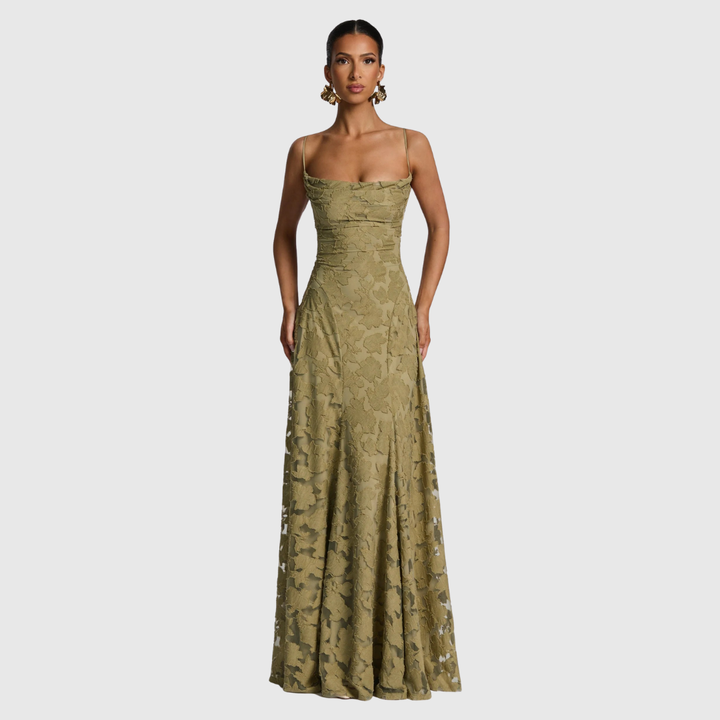 Morvenna | Elegant Maxi Dress - Maison Léa &amp; Lou