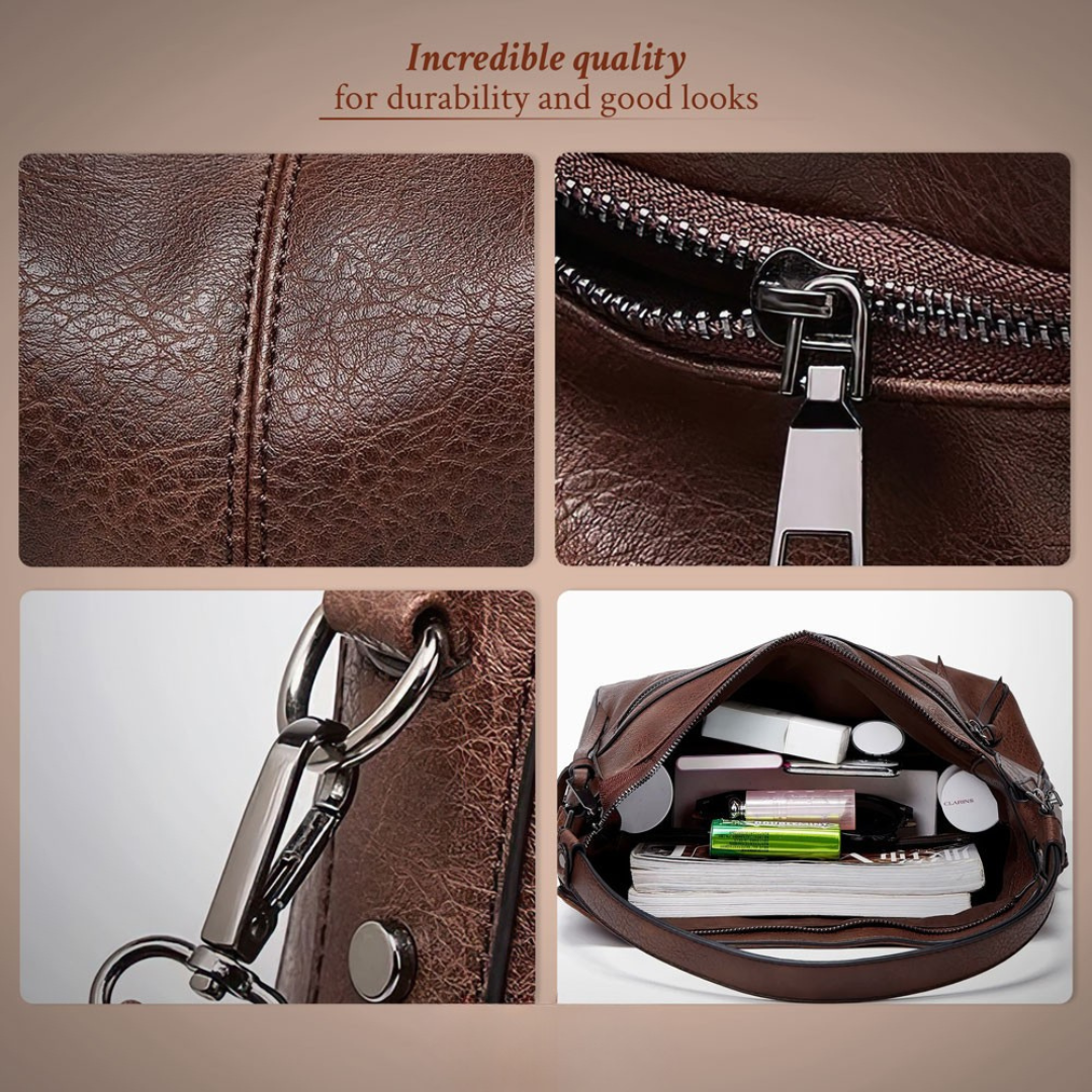Frances - Exquisite Luxury Leather Handbag - Maison Léa &amp; Lou