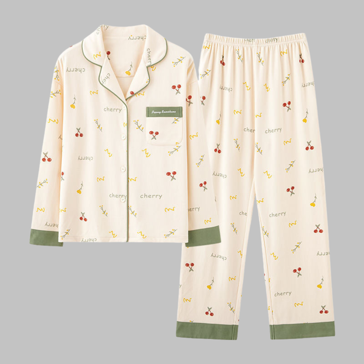 COSIMA™ - Cozy Long Sleeve Top and Pants Loungewear Set