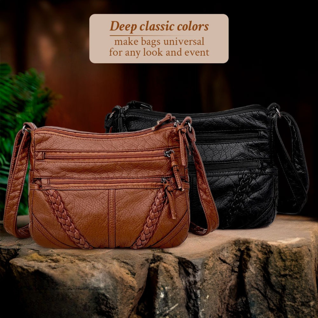 Ellen - Classic Harmony Leather Bag - Maison Léa &amp; Lou