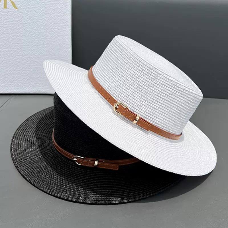 Odette | Belted Wide Brim Sun Hat - Maison Léa & Lou