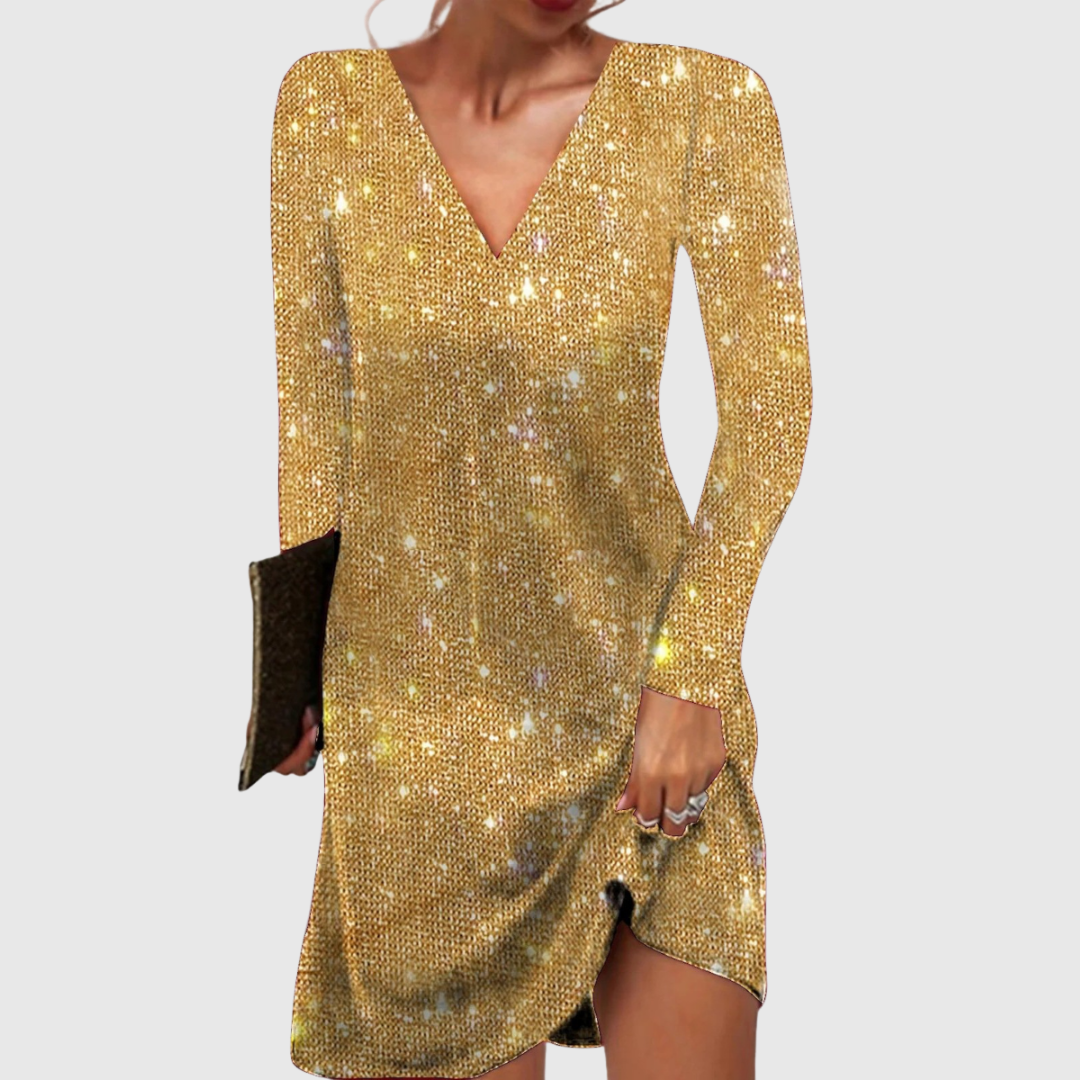 Celine | Sequin Mini Dress - Maison Léa &amp; Lou
