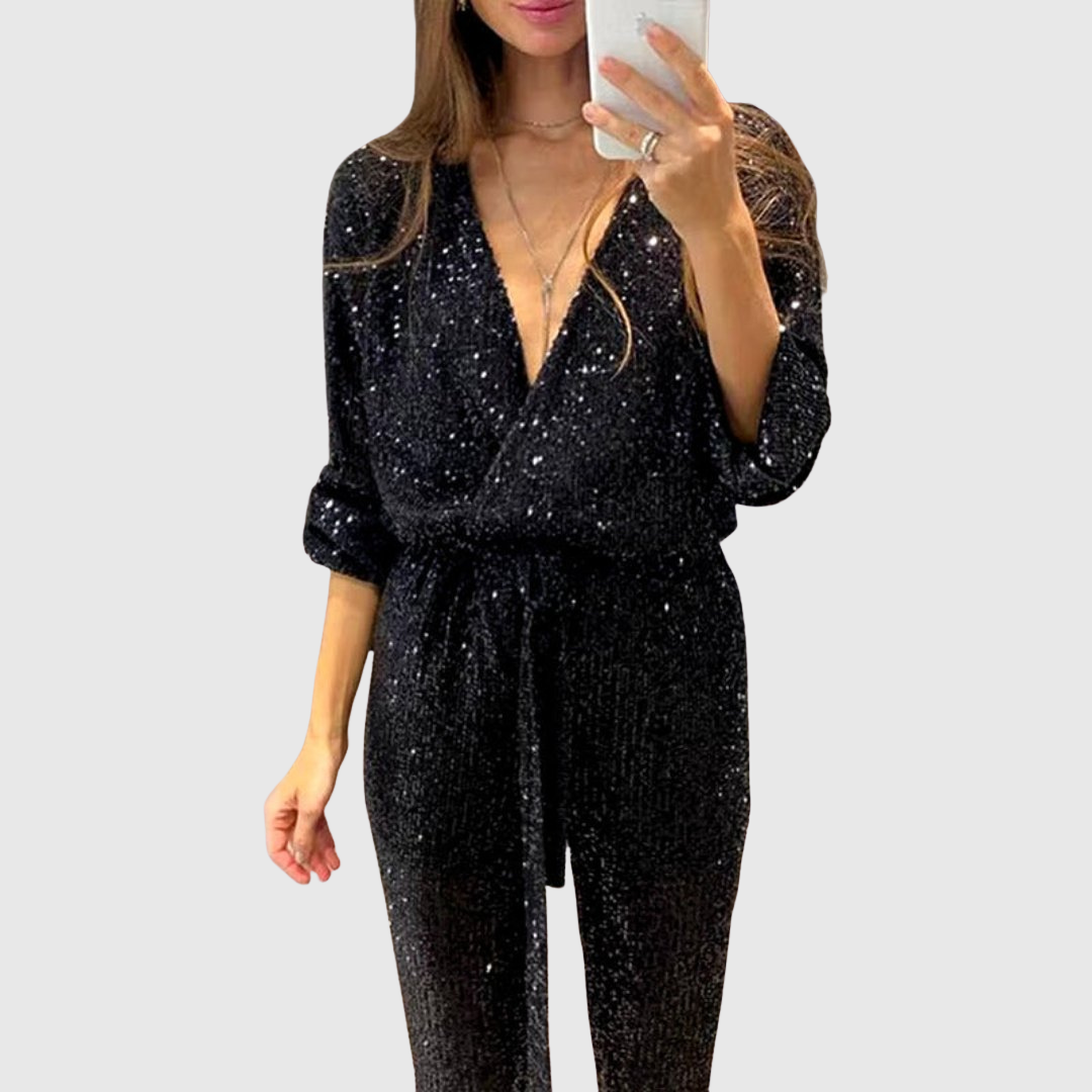 Aralyn | Sparkling Party Jumpsuit - Maison Léa &amp; Lou