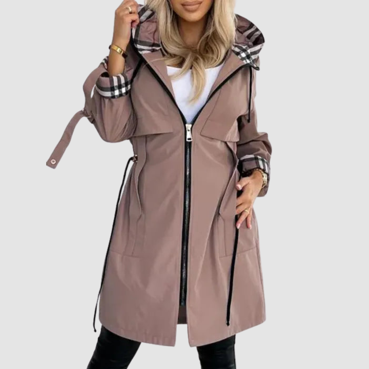 Assuntina | Weatherproof Zip-Up Coat - Maison Léa &amp; Lou