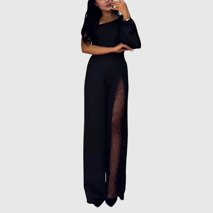 Eirisse | Modern Wide-Leg Jumpsuit - Maison Léa &amp; Lou