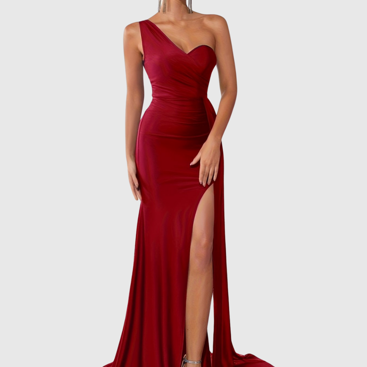 Selvyna | One-Shoulder Mermaid Gown - Maison Léa &amp; Lou
