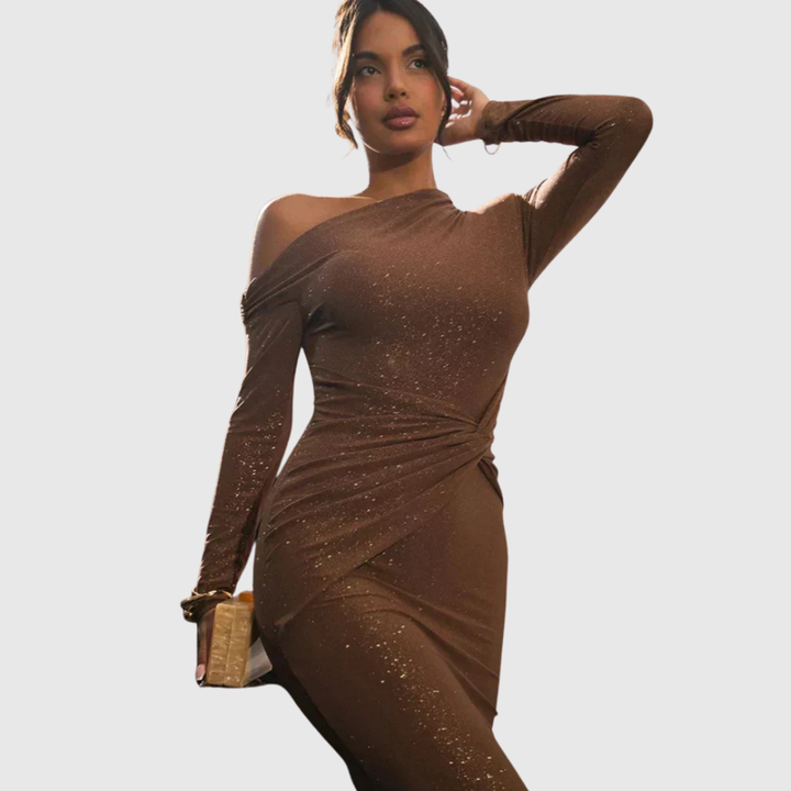 Vionne | Glitter Maxi Dress - Maison Léa &amp; Lou