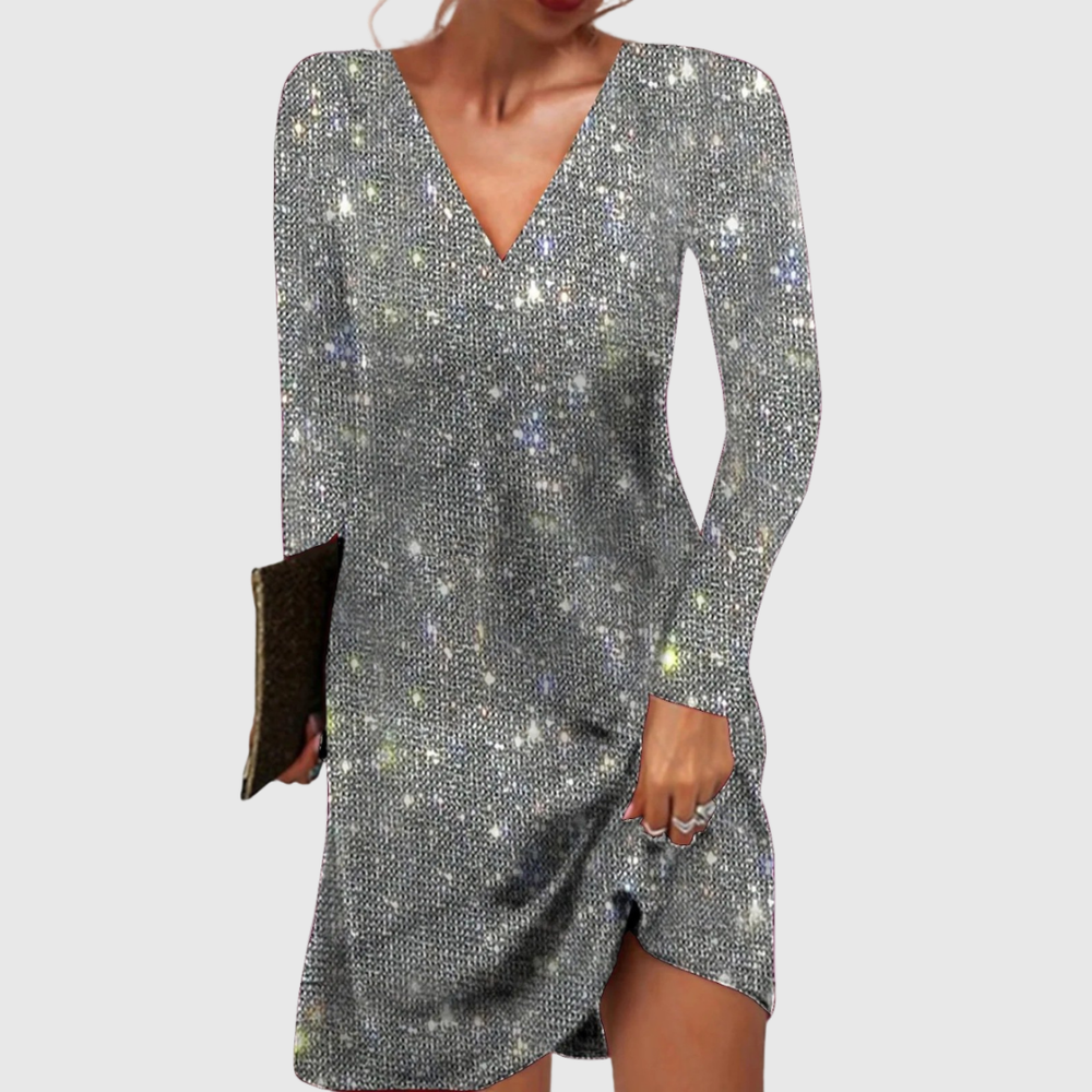Celine | Sequin Mini Dress - Maison Léa & Lou