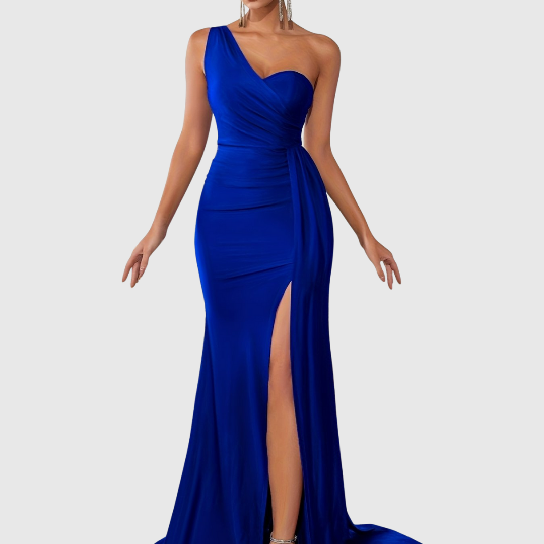 Selvyna | One-Shoulder Mermaid Gown - Maison Léa &amp; Lou