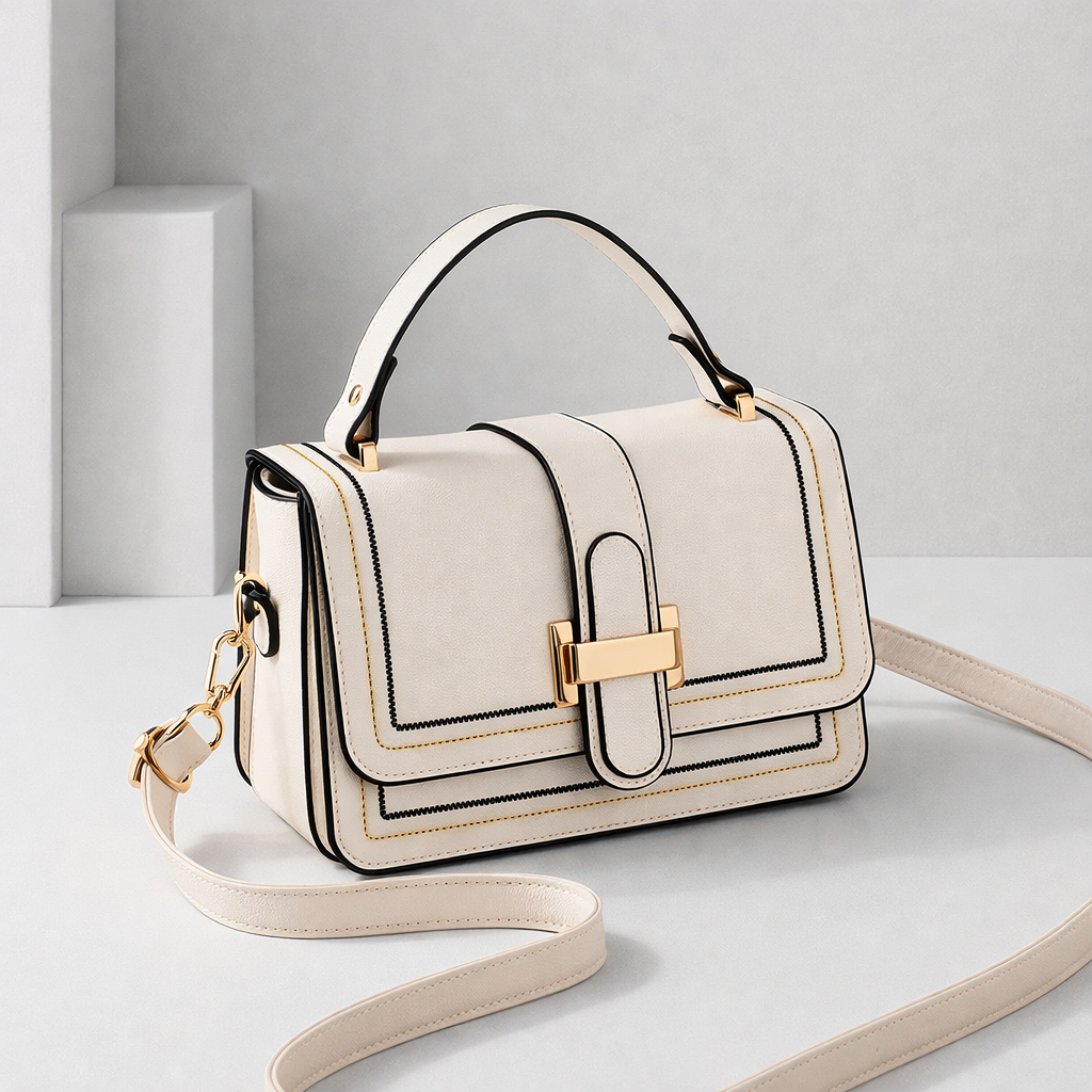 Luna Paris - Elegant Leather Bag - Maison Léa & Lou