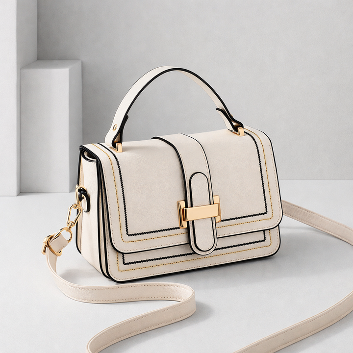 Luna Paris - Elegant Leather Bag - Maison Léa &amp; Lou