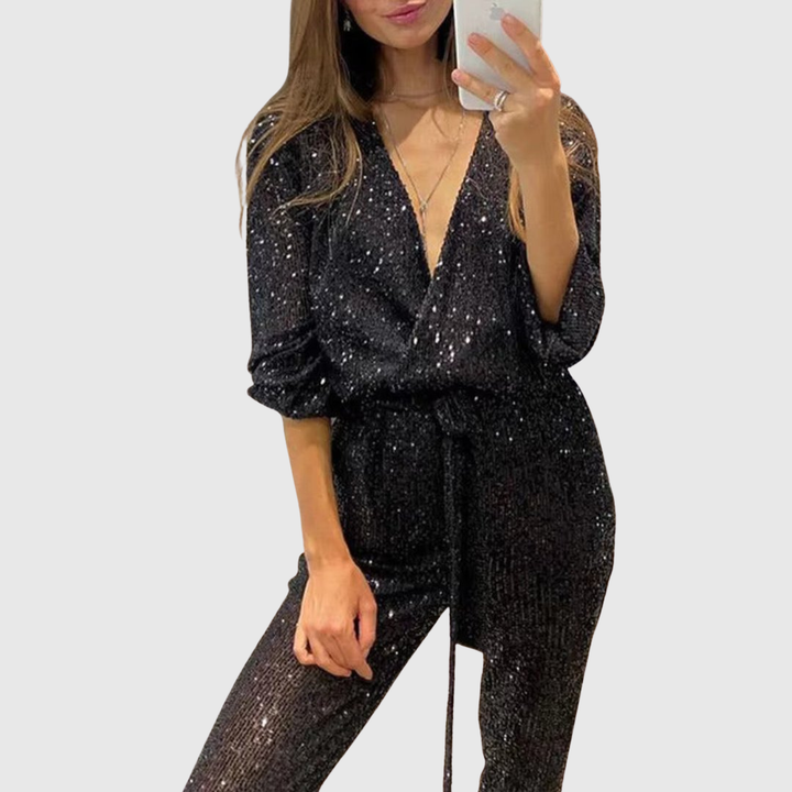 Aralyn | Sparkling Party Jumpsuit - Maison Léa &amp; Lou