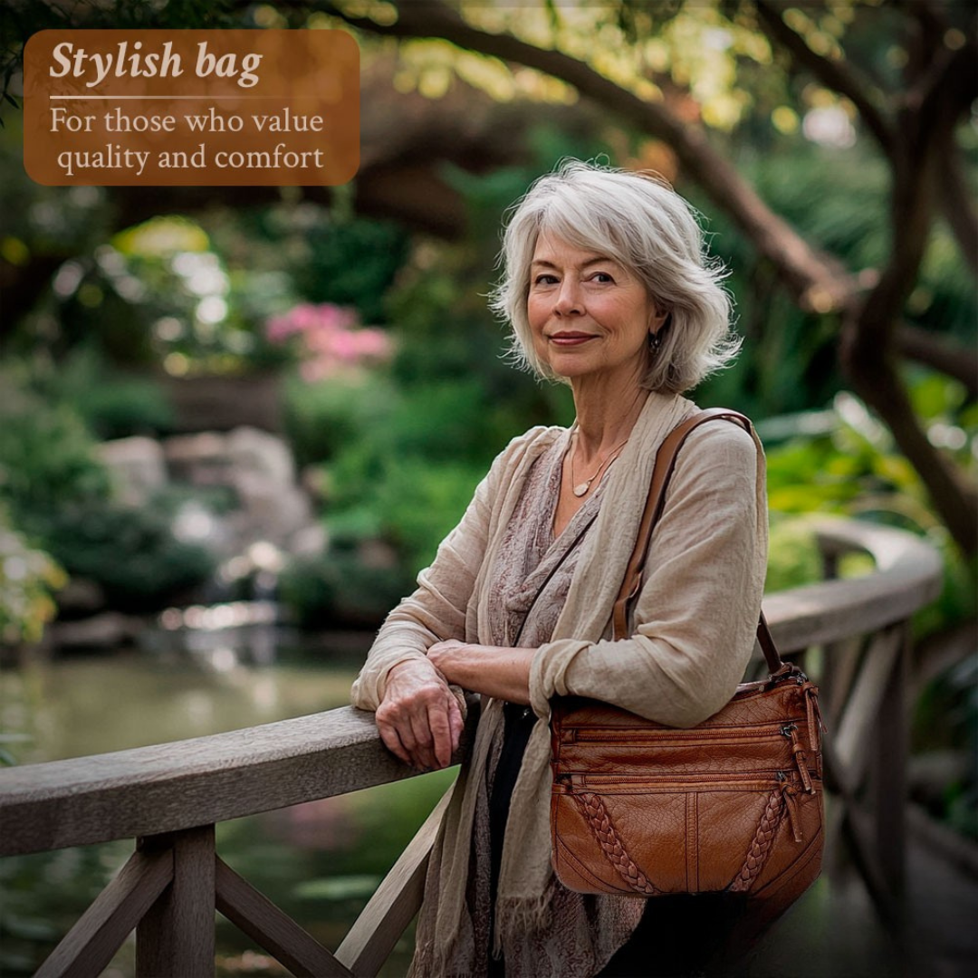 Ellen - Classic Harmony Leather Bag - Maison Léa &amp; Lou