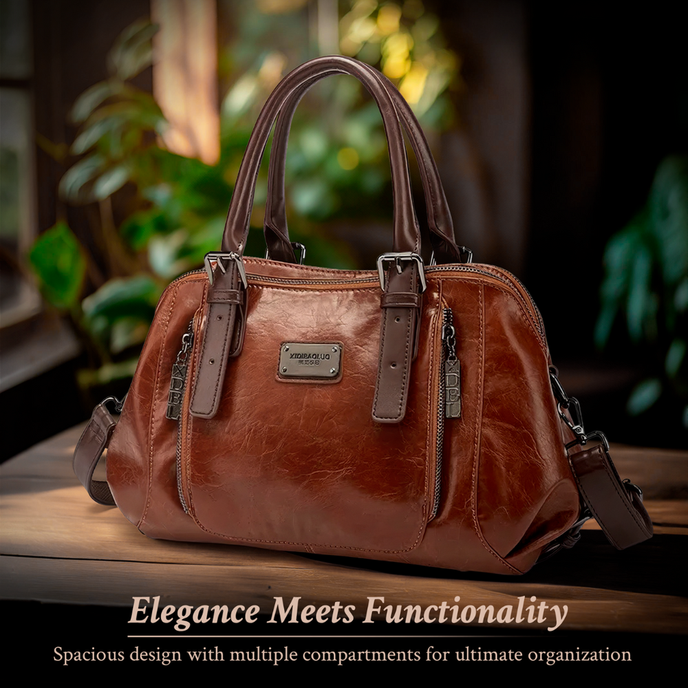 Katherine - Luxe Statement Leather Handbag - Maison Léa & Lou